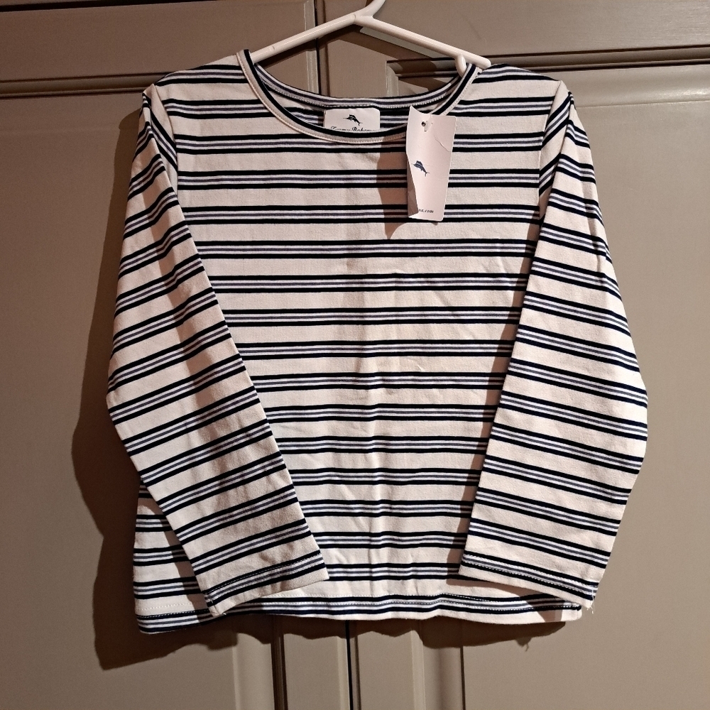 Tommy Bahama girls striped 4T shirt New